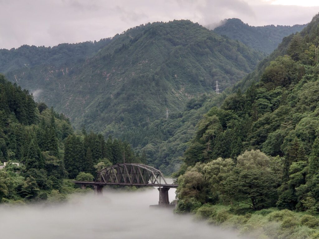 只見線・第四只見川橋梁(2021年8月撮影)