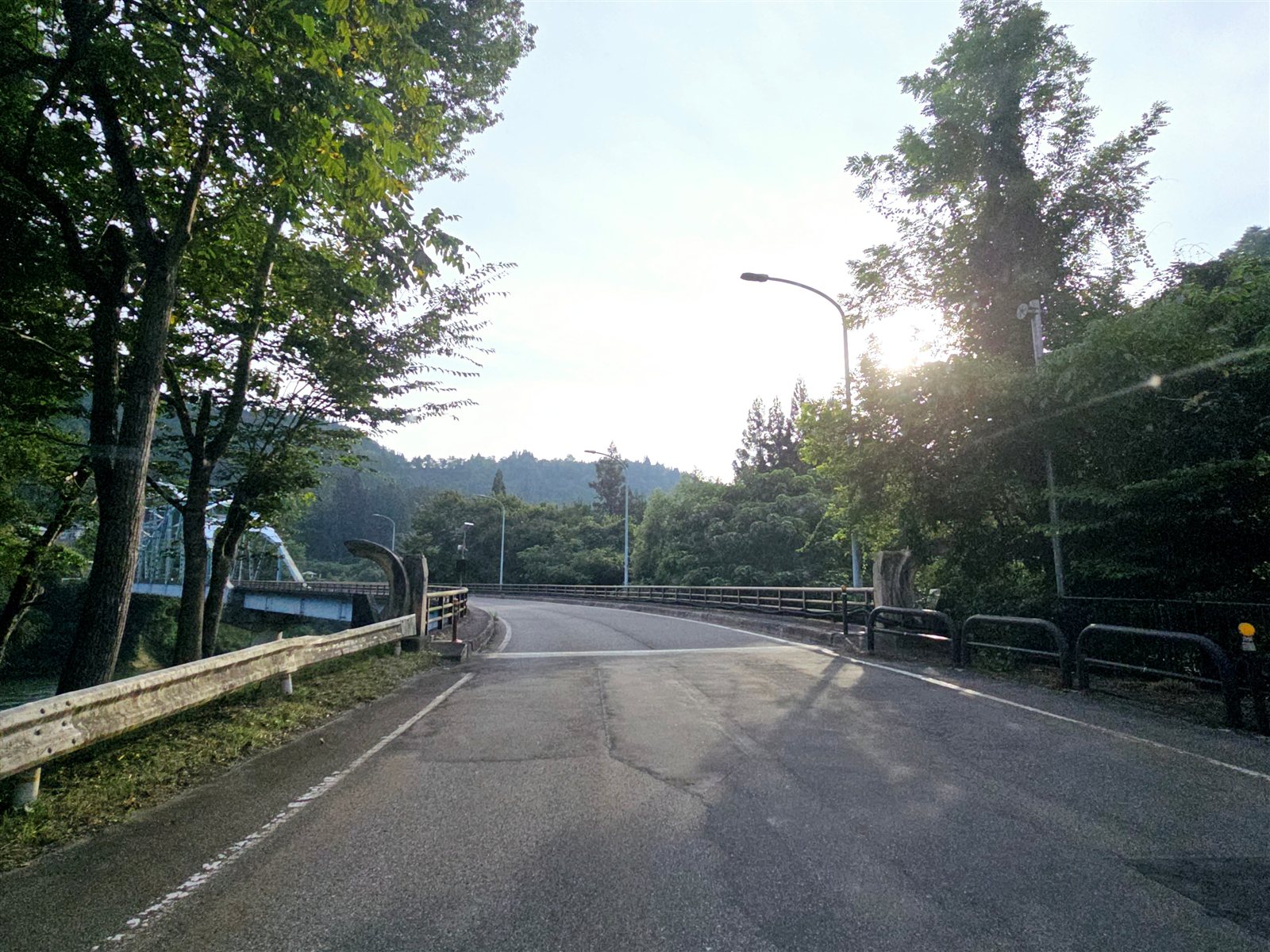 トンネルから約4.2km付近、水沼橋入口