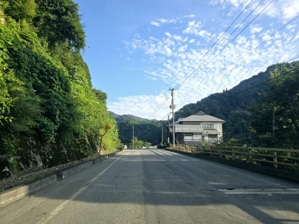川口・丁字路から約10.8km付近