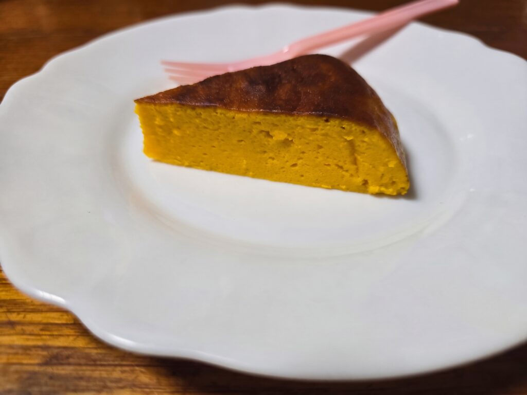 炊飯器で作った金山カボチャケーキ